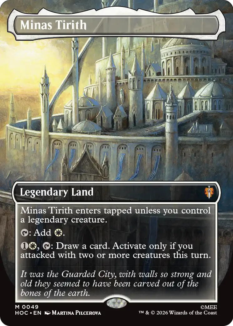 Minas Tirith MTG proxy card
