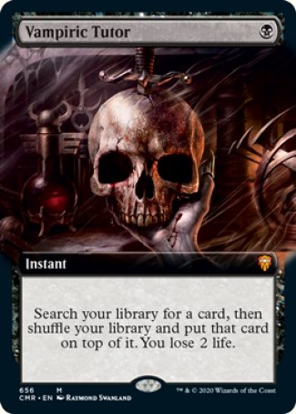 Vampiric Tutor proxy card MTG Commander Legends