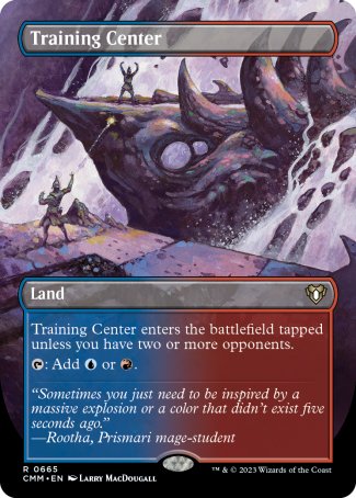Training Center proxy card MTG Commander Masters