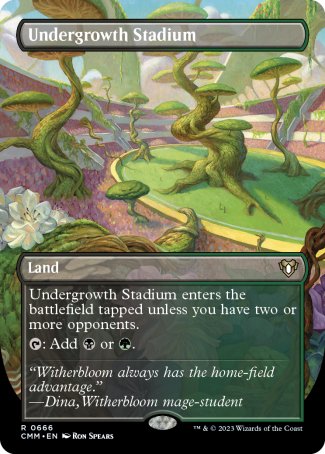 Undergrowth Stadium proxy card MTG Commander Masters