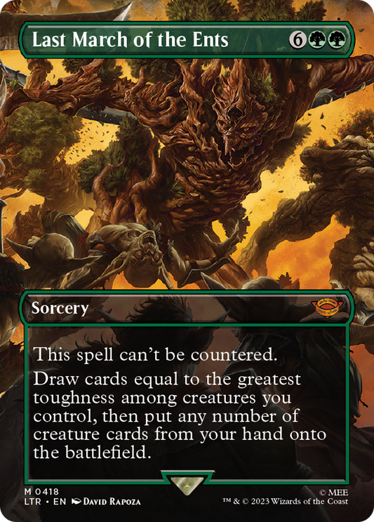 Last March of the Ents MTG proxy card