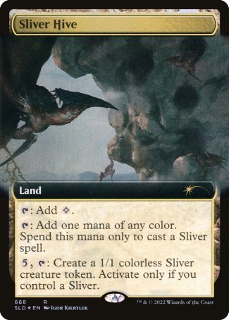 Sliver Hive proxy card MTG Secret Lair Drop