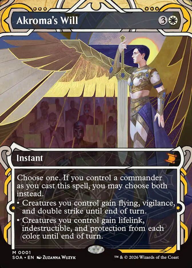 Akroma's Will MTG proxy card