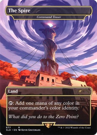 The Spire // Command Tower proxy card MTG Secret Lair Drop