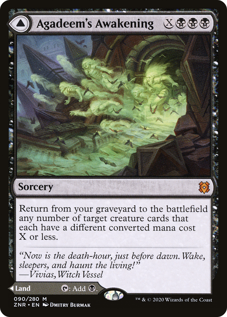 Agadeem's Awakening // Agadeem, the Undercrypt MTG proxy card
