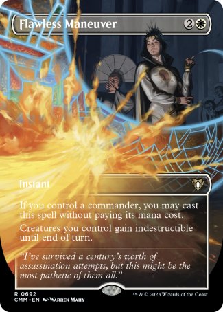 Flawless Maneuver proxy card MTG Commander Masters
