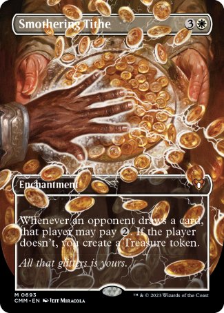 Smothering Tithe proxy card MTG Commander Masters