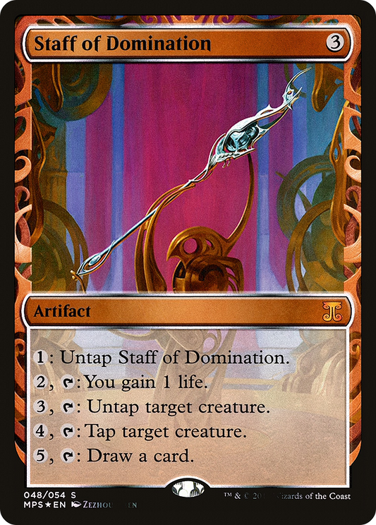 Staff of Domination MTG proxy card