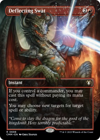 Deflecting Swat proxy card MTG Commander Masters