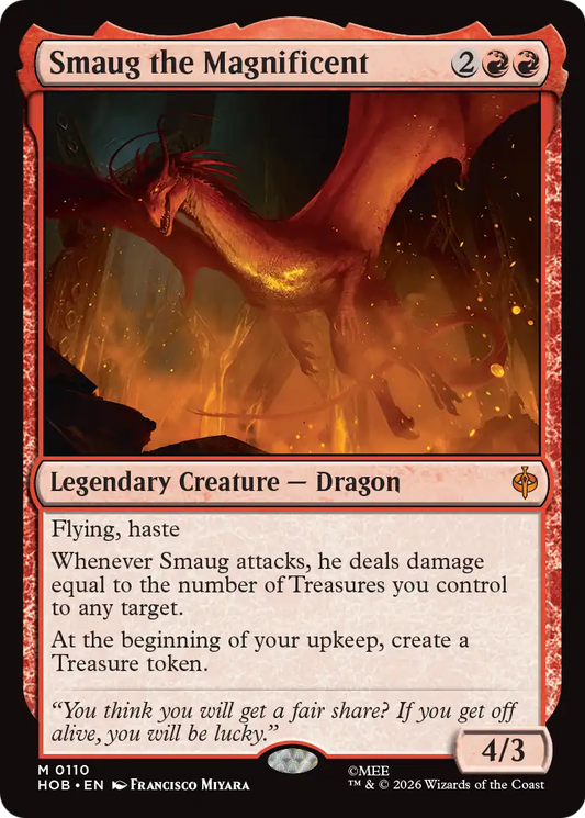 Smaug the Magnificent MTG proxy card