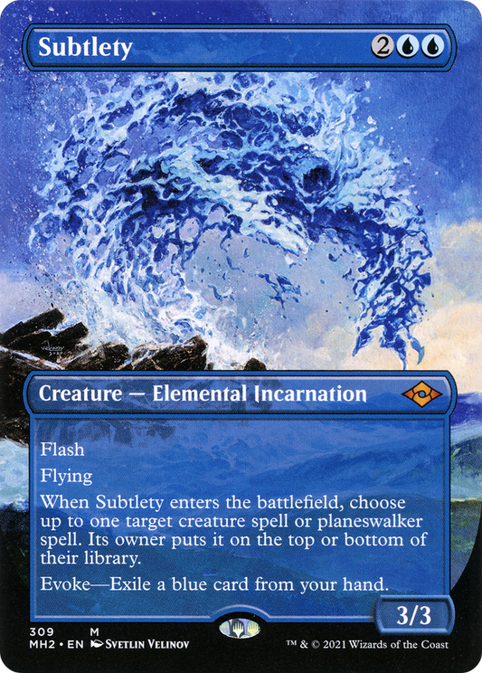 Subtlety MTG proxy card