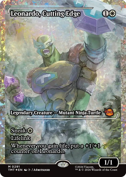 Leonardo, Cutting Edge MTG proxy card