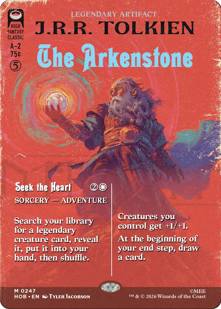 The Arkenstone // Seek the Heart MTG proxy card