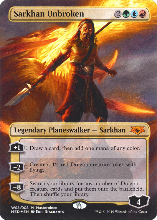 Sarkhan Unbroken MTG proxy card
