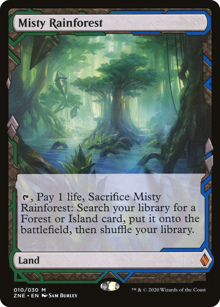 Misty Rainforest MTG proxy card