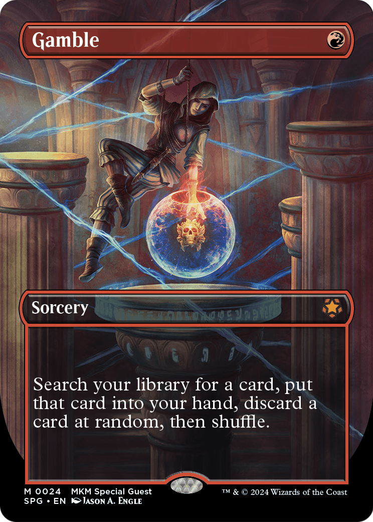 Gamble MTG proxy card