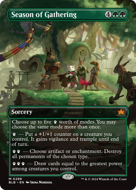 Season of Gathering MTG proxy card