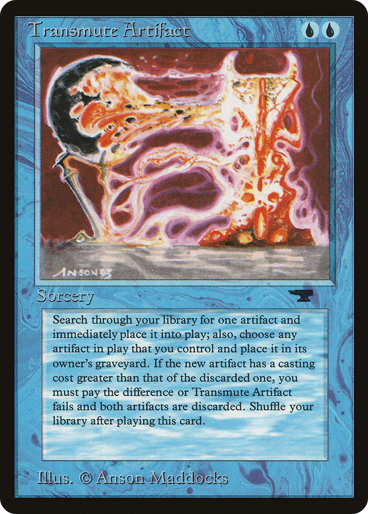 Transmute Artifact MTG proxy card