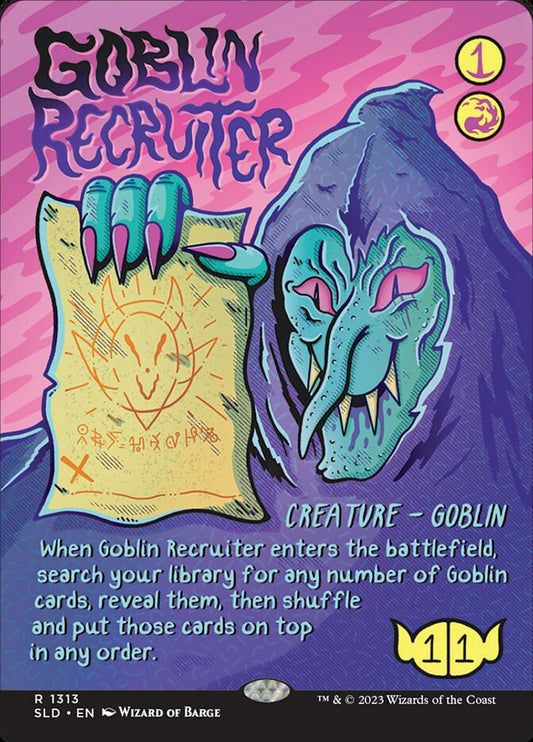 Goblin Recruiter MTG proxy card