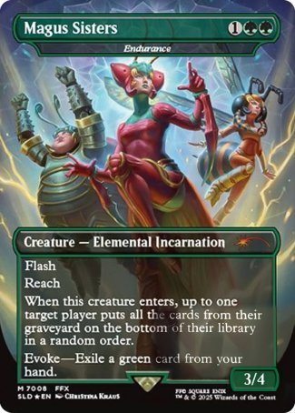 Magus Sisters // Endurance proxy card MTG Secret Lair Drop
