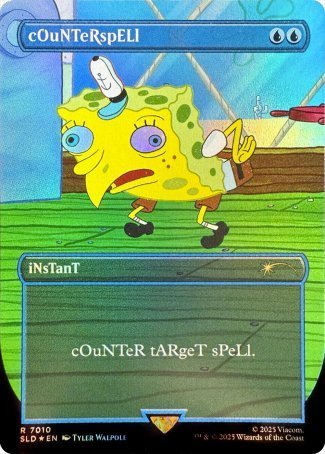 Counterspell proxy card MTG Secret Lair Drop