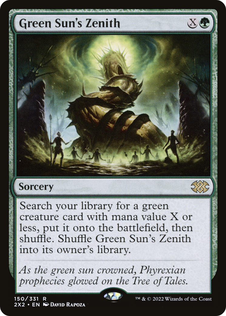 Green Sun's Zenith MTG proxy card