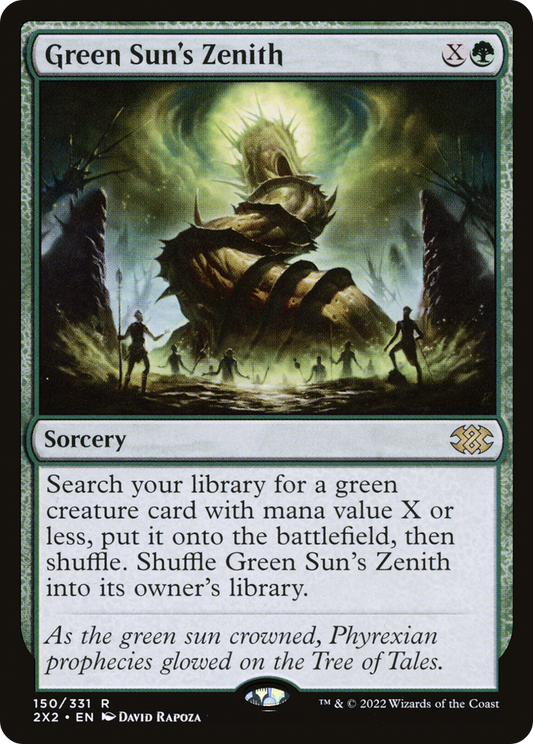 Green Sun's Zenith MTG proxy card