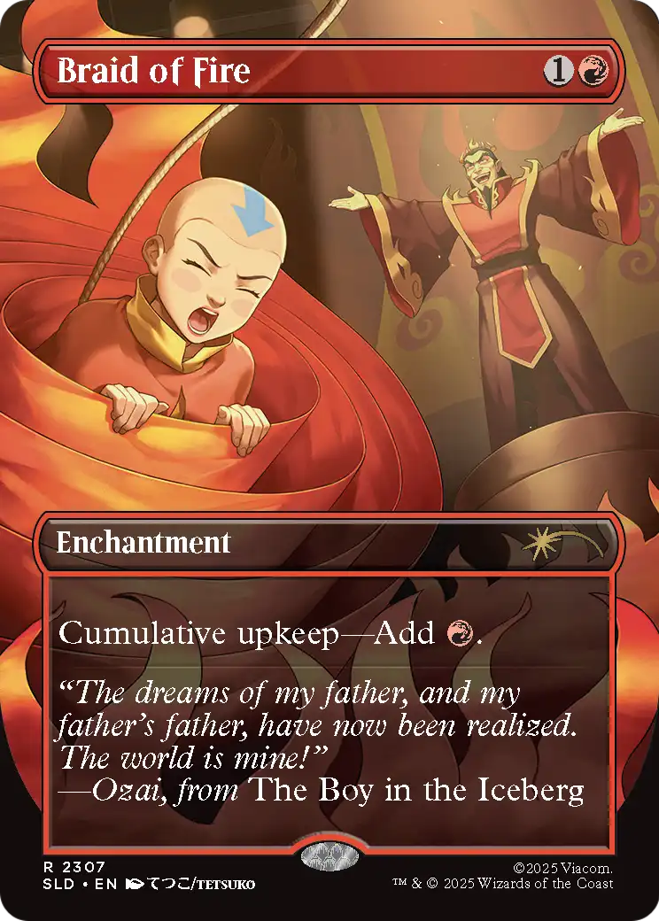 Braid of Fire MTG proxy card