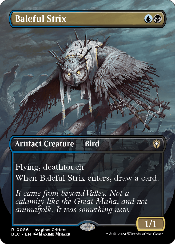 Baleful Strix MTG proxy card