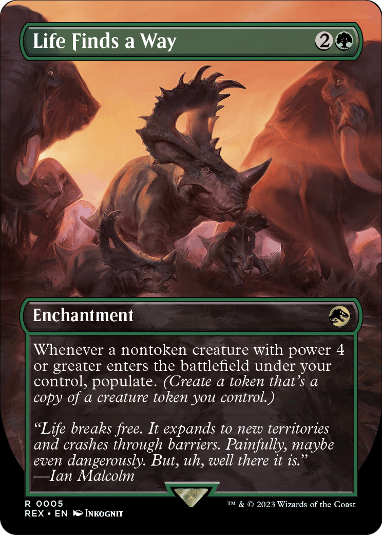 Life Finds a Way MTG proxy card