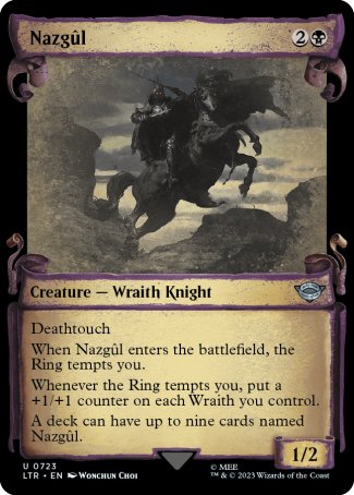Nazgul proxy card MTG The Lord of the Rings: Tales of Middle-earth