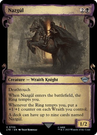 Nazgul proxy card MTG The Lord of the Rings: Tales of Middle-earth