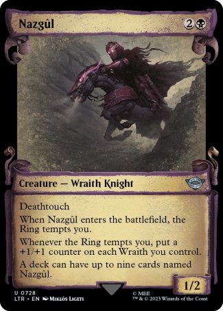 Nazgul proxy card MTG The Lord of the Rings: Tales of Middle-earth