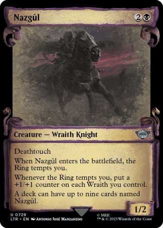 Nazgul proxy card MTG The Lord of the Rings: Tales of Middle-earth