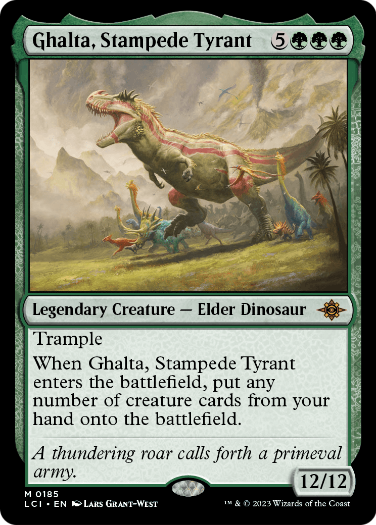 Ghalta, Stampede Tyrant MTG proxy card