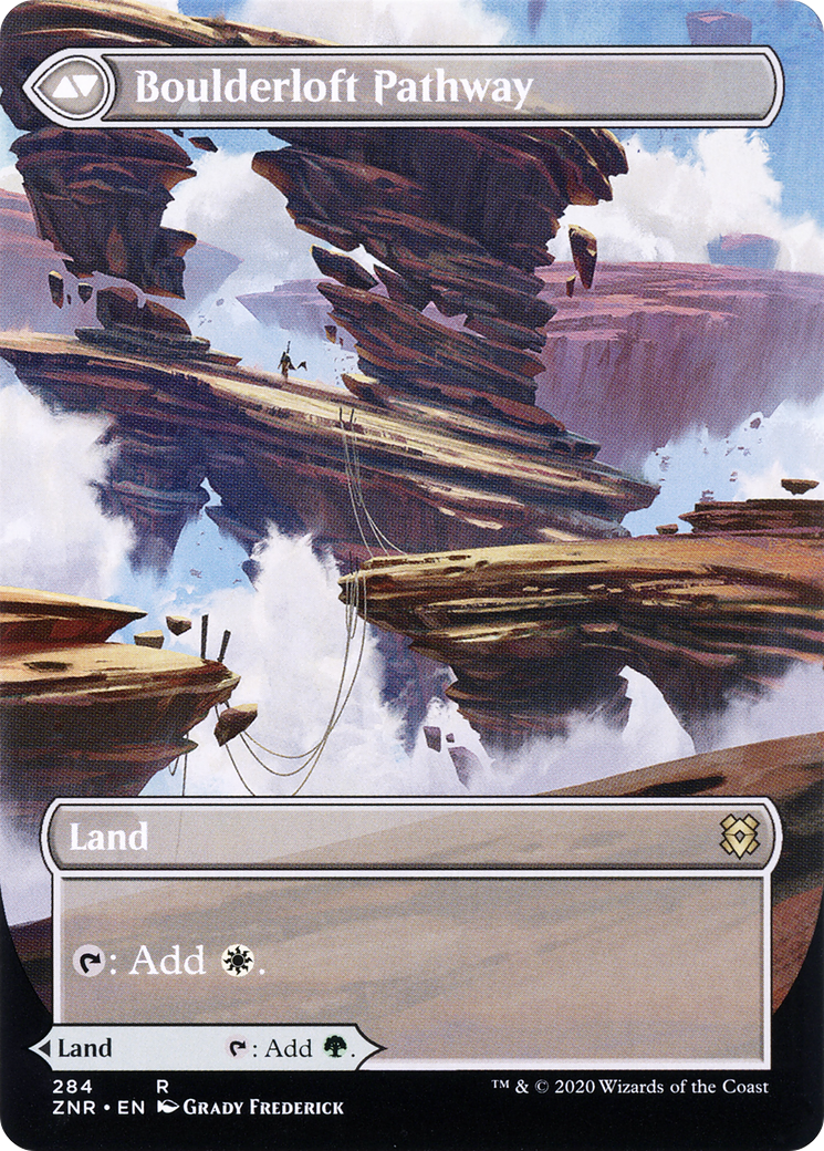 Boulderloft Pathway - back face MTG proxy card