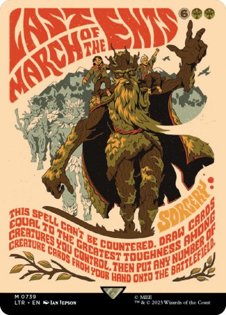 Last March of the Ents proxy card MTG The Lord of the Rings: Tales of Middle-earth