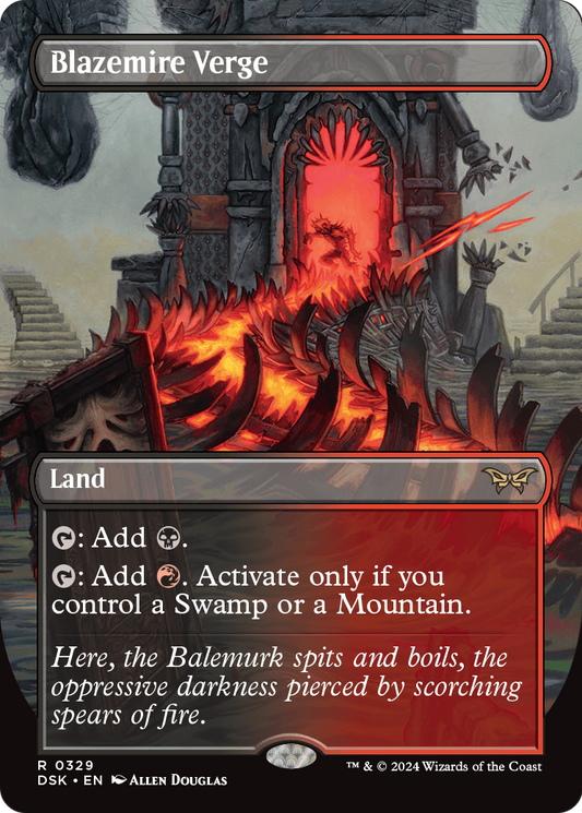 Blazemire Verge MTG proxy card