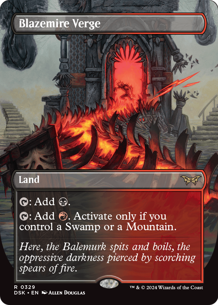 Blazemire Verge MTG proxy card