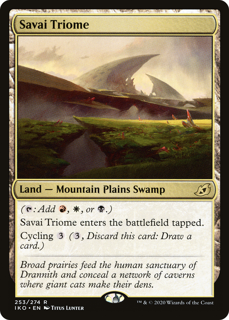 Savai Triome MTG proxy card