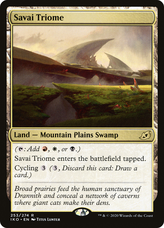 Savai Triome MTG proxy card