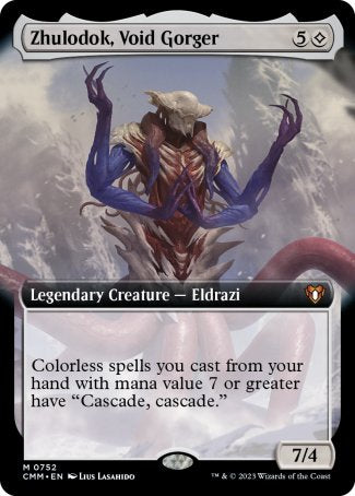 Zhulodok, Void Gorger proxy card MTG Commander Masters