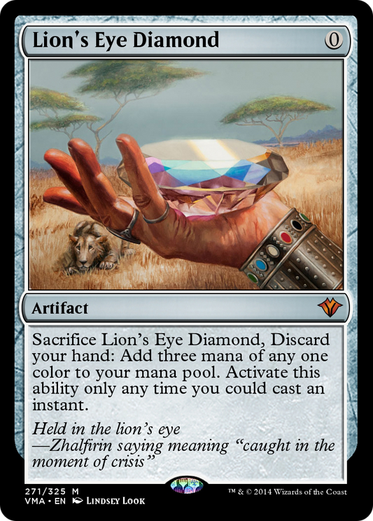 Lion's Eye Diamond MTG proxy card