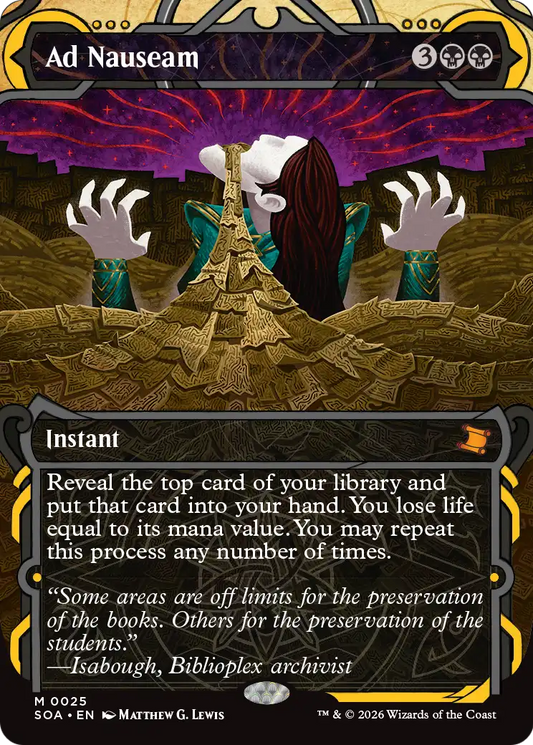 Ad Nauseam MTG proxy card