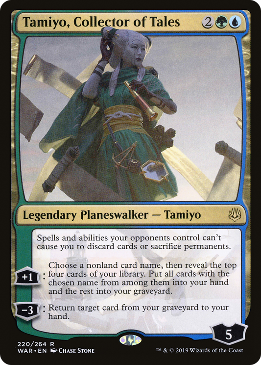 Tamiyo, Collector of Tales MTG proxy card
