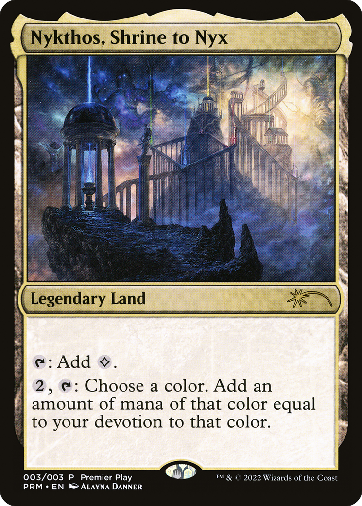 Nykthos, Shrine to Nyx MTG proxy card