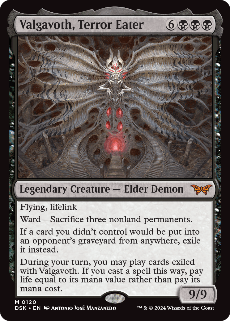 Valgavoth, Terror Eater MTG proxy card