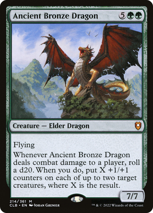 Ancient Bronze Dragon MTG proxy card