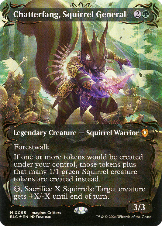 Chatterfang, Squirrel General MTG proxy card