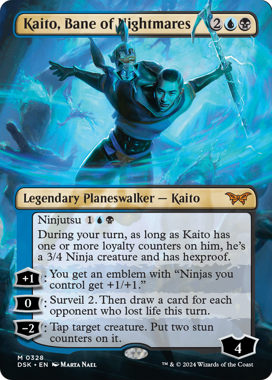 Kaito, Bane of Nightmares MTG proxy card